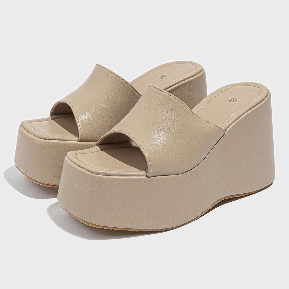 Y2K панк-платформа сандалии мюли для женщин летние танкетки готические сандалии шлепанцы женская обувь удобная