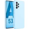 Silicone Case - Booling - for Samsung Galaxy A53 5G - Ultra Slim - Shock Resistance - Sky Blue