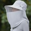 Neck Guard Women Fisherman Hat Quick Drying Face Covering Sunhat Summer Sunscreen Cap  Beach