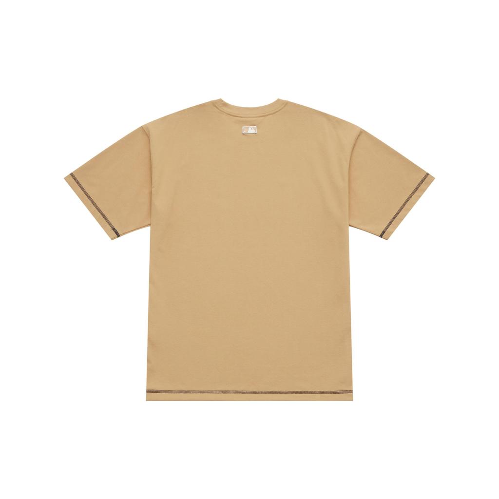 MLB New York Yankees Basic Collection SS25 T Shirt Unisex Light Camel 3ATSB1153-50CAL