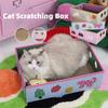 Large Cat Cardboard House Corrugated Paper Cat Scratcher Pad Furniture Protection