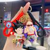 Cartoon Animation Exquisite Dragon Ball Keychain Silicone Doll Schoolbag Pendant Car Key Chain Small Gift
