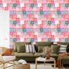 Colorful Teddy Bears Wallpaper in Scandinavian Style for Living Room and Bedroom 50x1000