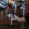 Наружный портативный набор чашек для воды из нержавеющей стали 304, термостойкая чашка для пикника, чашка для чая для кемпинга
