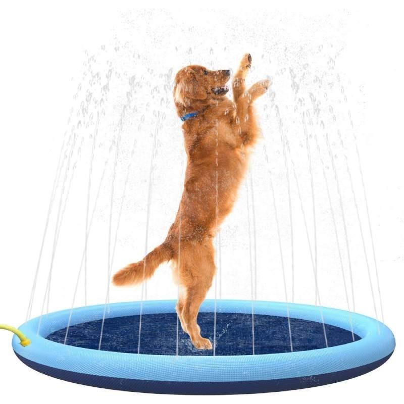 Colorful Pvc Pet Splash Pad Fun Summer Water Play Mat For Children And Dogs