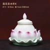 Ceramic Buddha Hall Offering Platform Buddhist Tools and Supplies Lotus Incense Burner Holy Water Cup Vase Home Furnishings