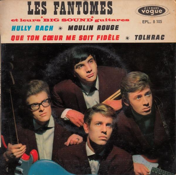 Пластинка 7 дюймов LES FANTMES Hully Bach EPL8105 Disques Vogue 1963 Франция Рок Б/у