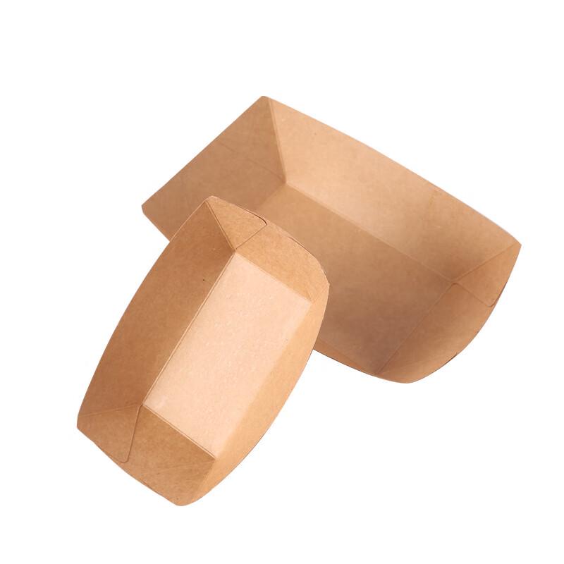 Disposable Kraft Paper Food Boat Trays