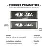 For Lada Car Decals Accessories Aluminum Alloy Emblem Auto Body Stickers Decoration Largus Priora Vesta Niva Samara Kalina 4x4 WW34