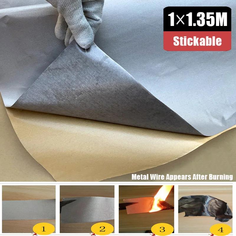 Лента Faraday EMF Reducing Fabric для стен/земли, блокирующая WIFI Singal EMI/RFID, антирадиационная клейкая проводящая ткань