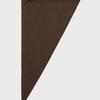 NOIRER for WOMEN Wool Layered Scarf (Brown)