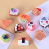 Mini Food Play Cake DIY Kit: Cream & Resin Accessories for Keychains & Pendants