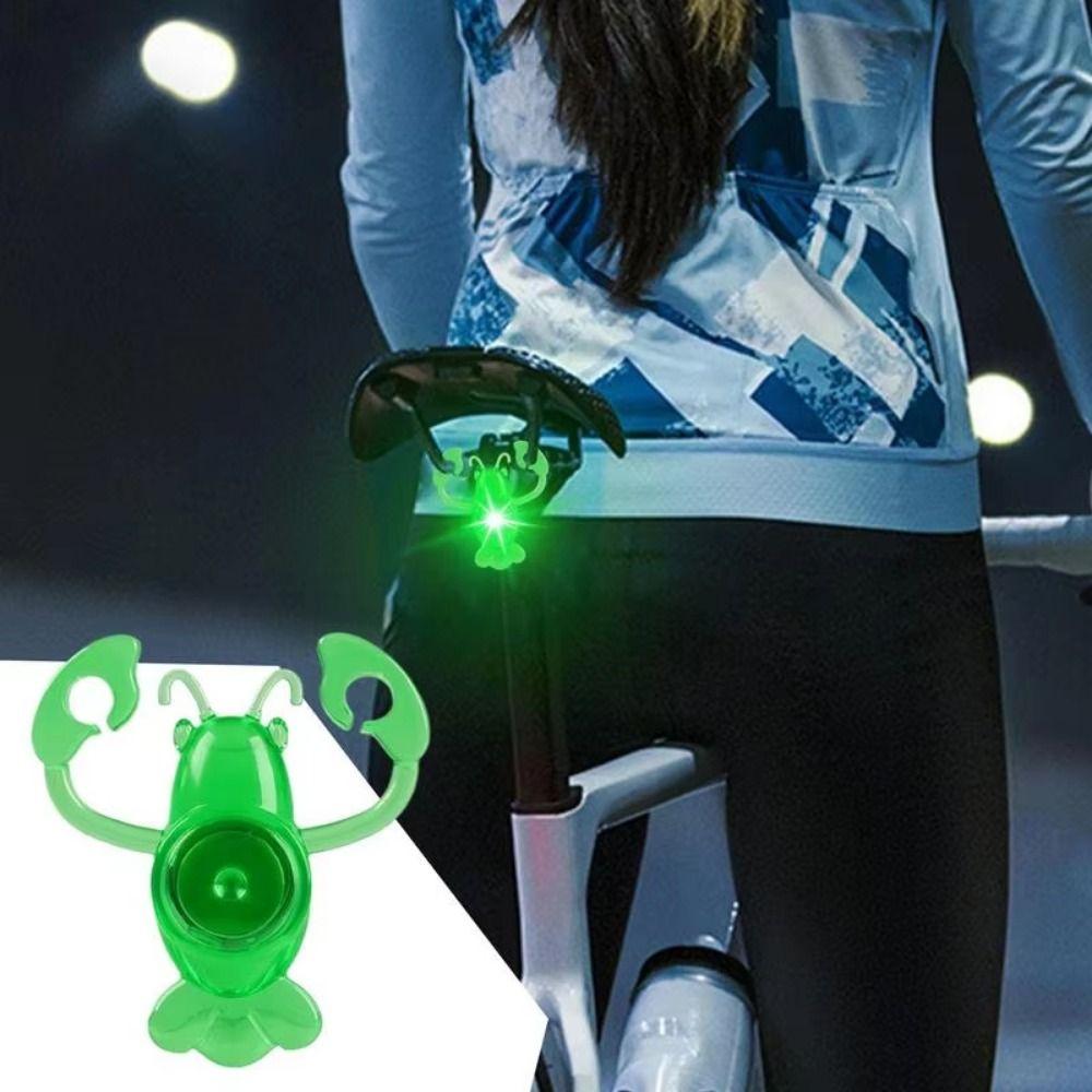 Waterproof Night Cycling Taillight High Brightness Bike Safety Warning Light Nighttime Riding