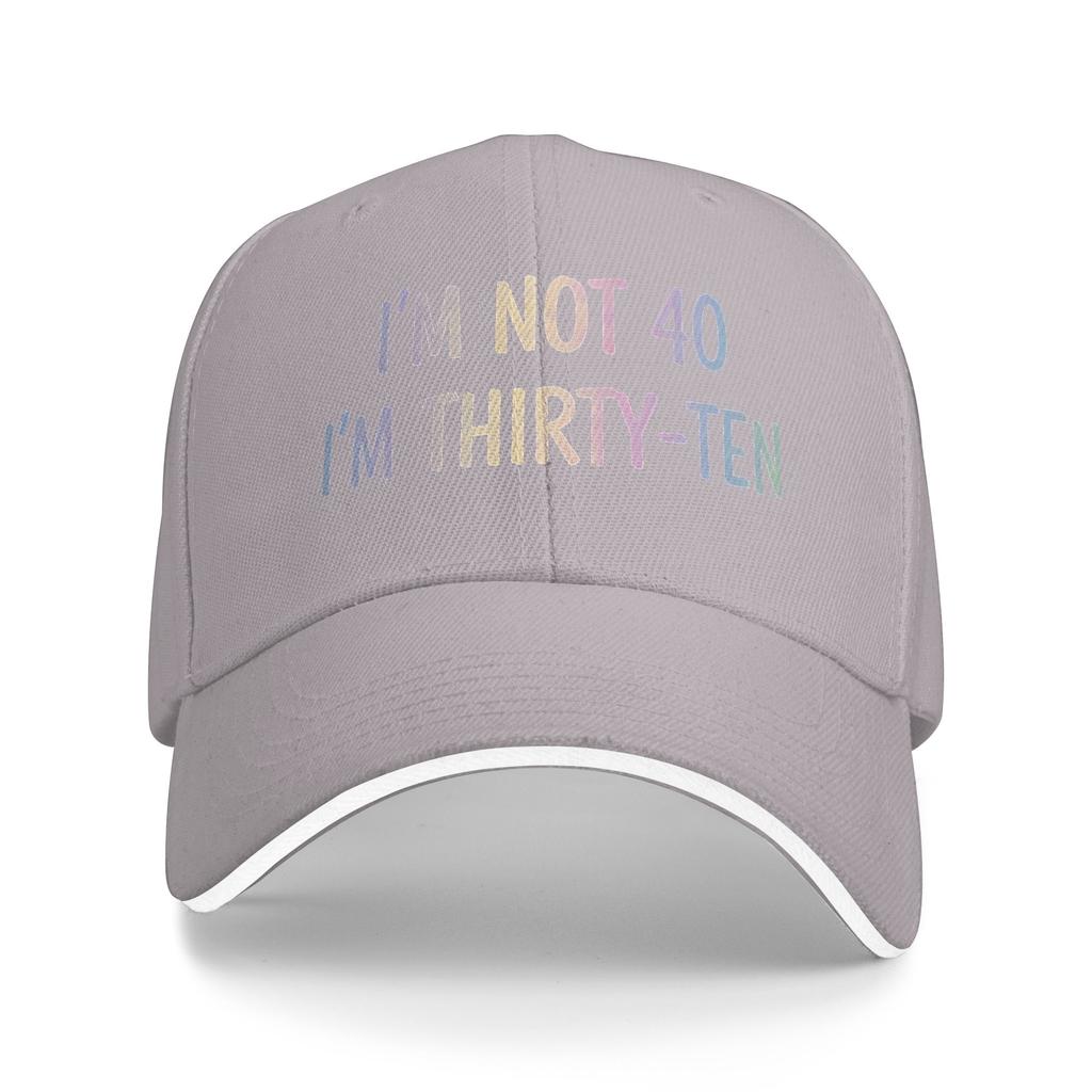 I'm Not 40 I'm Thirty-Ten Sun Baseball Cap  Summer Trendy Trucker Hat For Unisex-Teens Outdoor Gym Baseball Caps