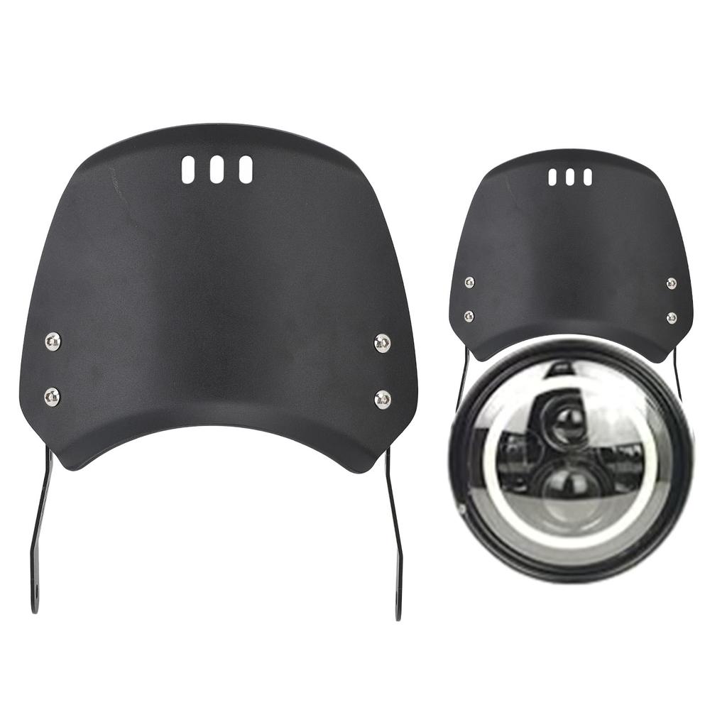 Motorcycle   Protective Wind Deflector Windscreen Front Flyscreen with Mount Replacement for Su uki SV1000 SV400 GS750E
