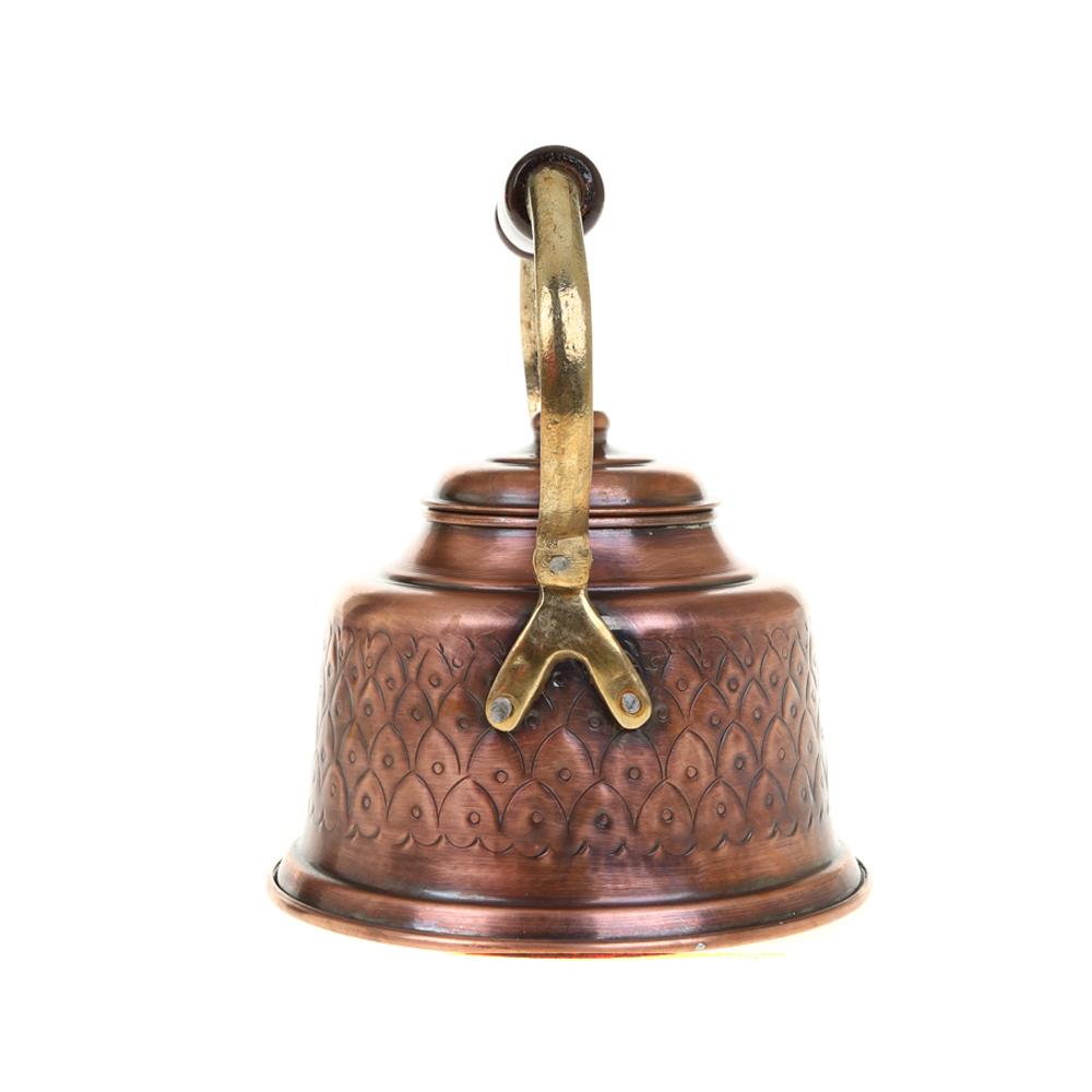 Медный чайник, Медный чайник ручной работы, кованый чайник из чистой меди, Чайный сервиз ручной работы из чистой меди, Медный горшок для отеля, 1300 мл