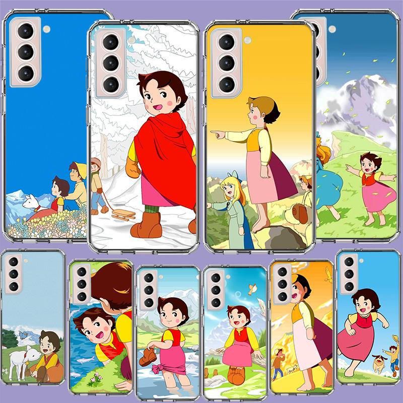 Мультяшный чехол для телефона Heidi для Samsung A17 A56 A36 A26 A16 A55 A35 A25 A15 A05S Galaxy A71 A51 A41 A31 A21S A70 A50 A40 A30 A20S A