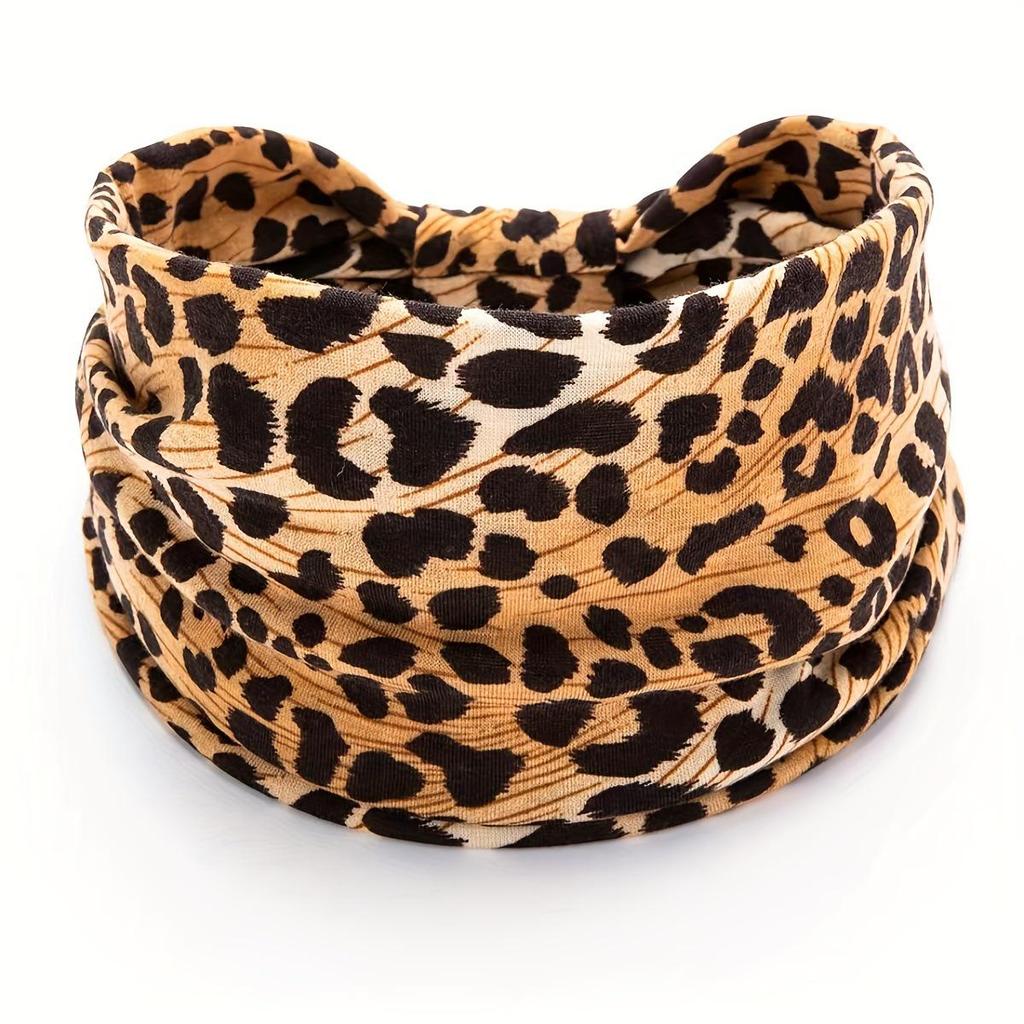 Женская богемная повязка для йоги с узором «кешью» - Впитывающая пот, эластичный хлопковый аксессуар для волос