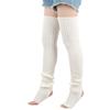 Solid Color Leg Warmers Knitted Warm Foot Cover Female Legwear Boot Socks  Yoga Practice