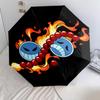 1 шт. Автоматический складной зонт - С рисунком из аниме One Piece, портативный, складная конструкция, 8 спиц, рождественские и новогодние подарки