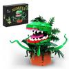 Audrey II Piranha Plant Building Block Toys with Paper Manual 457 Pcs Bonsai Chomper Flower Horrors Little Shop Figure Brick