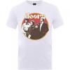 The Doors Unisex Adult Retro Circle Cotton T-Shirt