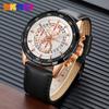 Бизнес кварцевые часы многофункциональные спортивные кварцевые часы хронограф популярные мужские часы