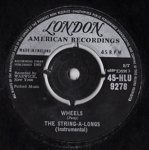 7inch Record STRINGALONGS Wheels 45HLU9278 London Records 1961 UK Rock Used