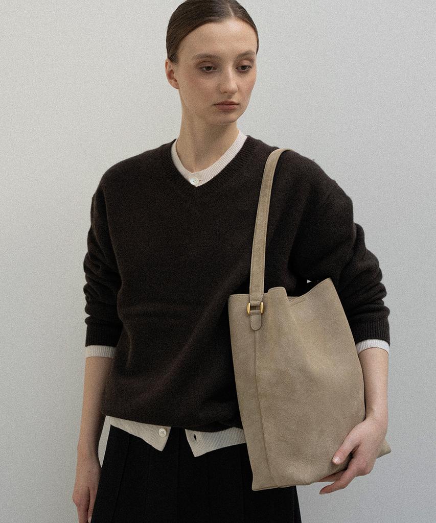 Selsop Wren Bag Suede / Taupe Beige