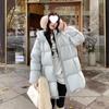 Женская утепленная куртка средней длины с капюшоном 2025 – Ультрамягкий пуховик с наполнителем из 90% белого утиного пуха, Новый зимний стиль.