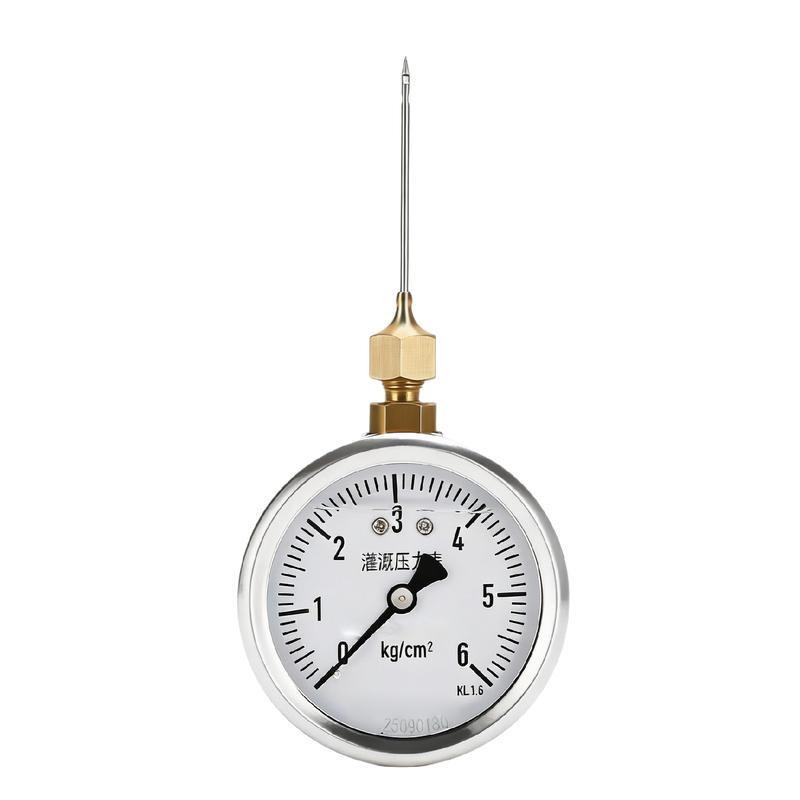 Universal Water Hose Pressure Gauge Drip Irrigation and Home Plumbing PSI Bar Dial Meter for Garden Sprinkler Systems Testing