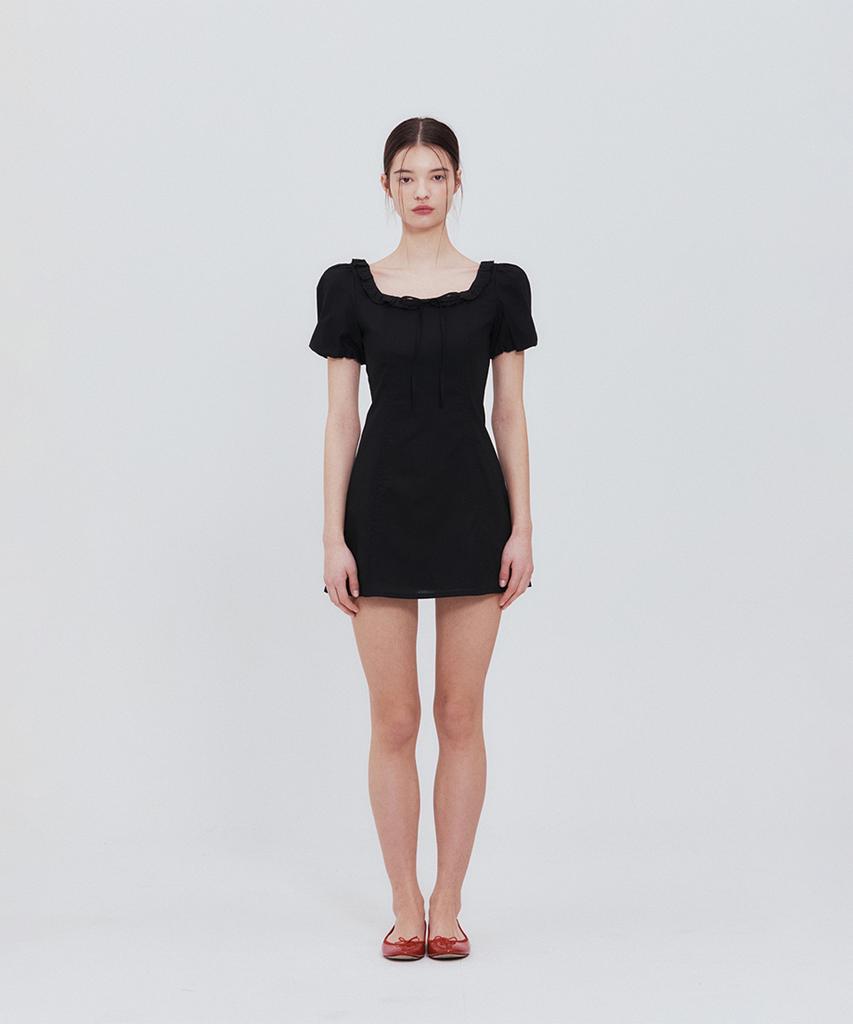 Not Your Rose Dandelion Dress (Black)