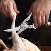 Chicken Bone Scissors Stainless Steel Kitchen Clippers Seafood Chicken Poultry Shears Cutter