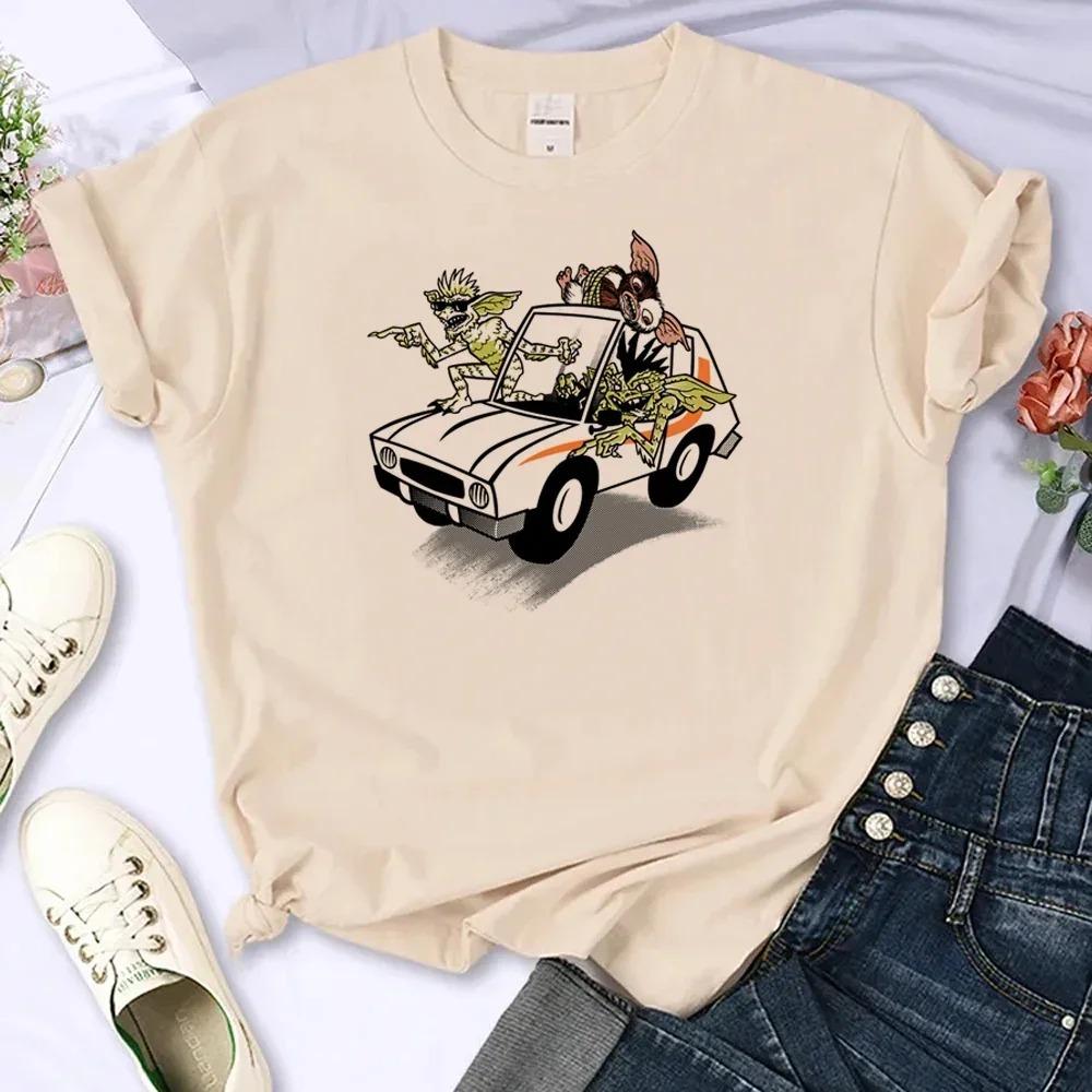 Camiseta Gremlins para mujerropa de calle de Anime camiseta cómica ropa de diseñador para mujerropa estética