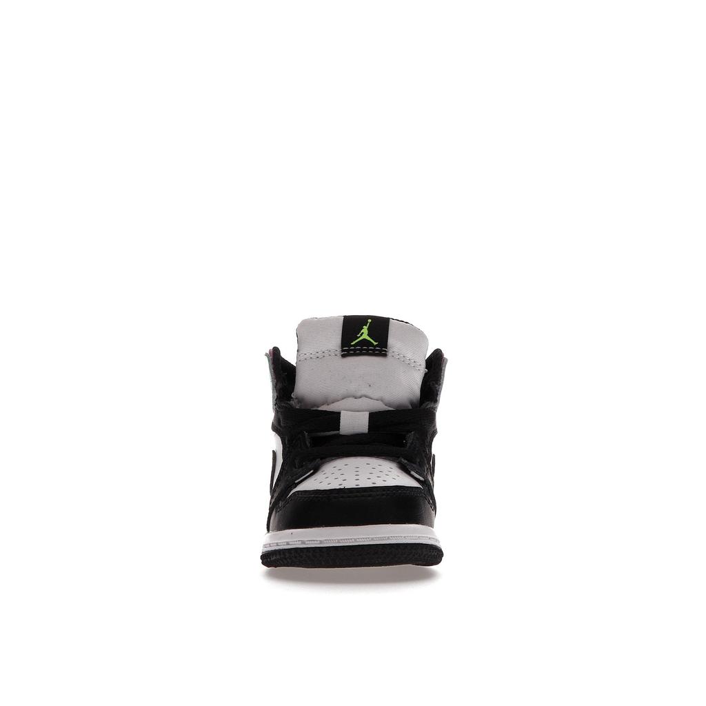 Jordan Air Jordan 1 Mid TD White Black Volt Green Glow 640735-175