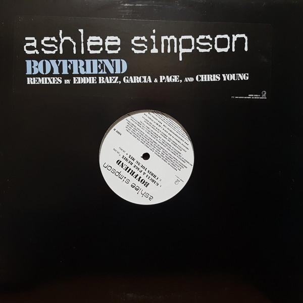 12-дюймовая пластинка ASHLEE SIMPSON Boyfriend Remixes GEFR116241PROMO Geffen Records 2005 США Танцевальная Электроника Б/у
