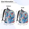 Модный рюкзак в летнем стиле Покемон Mochilas Винтажный Прочный туристический рюкзак на плечо