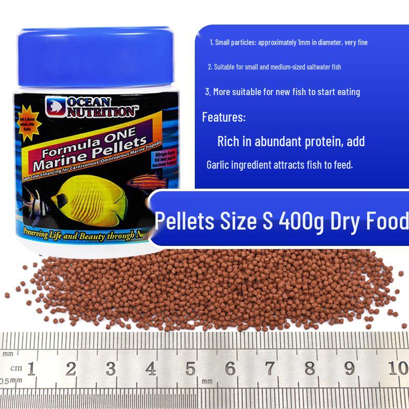 US Ocean Saltwater Fish Food: Brine Shrimp & Spirulina Flakes & Pellets