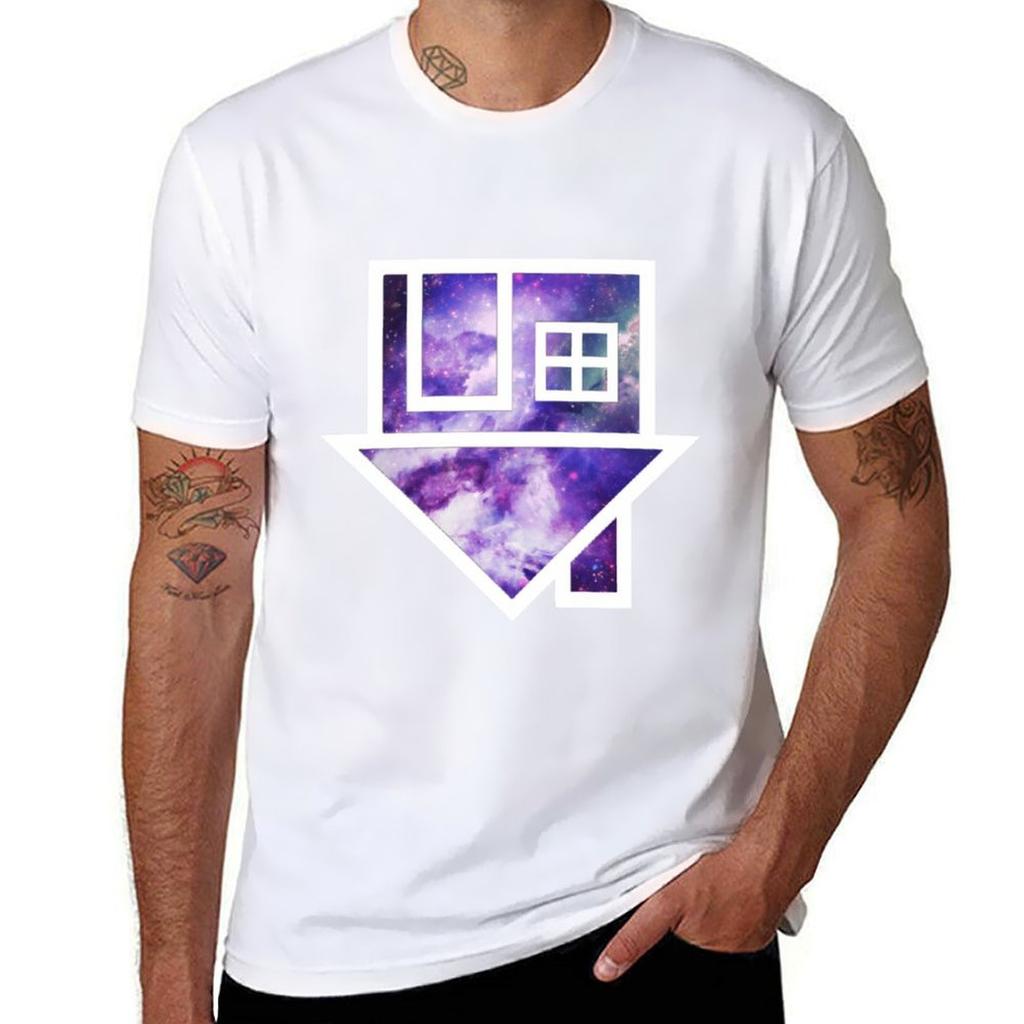 The Neighbourhood Logo (Galaxy Print) Tshirt Casual Everyday Short Sleeve Tshirt