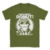 Crazy Goddammit Donut Funny Princess Cat T-Shirt Men Round Collar Cotton T Shirts  Short Sleeve Tee Shirt Summer Clothes