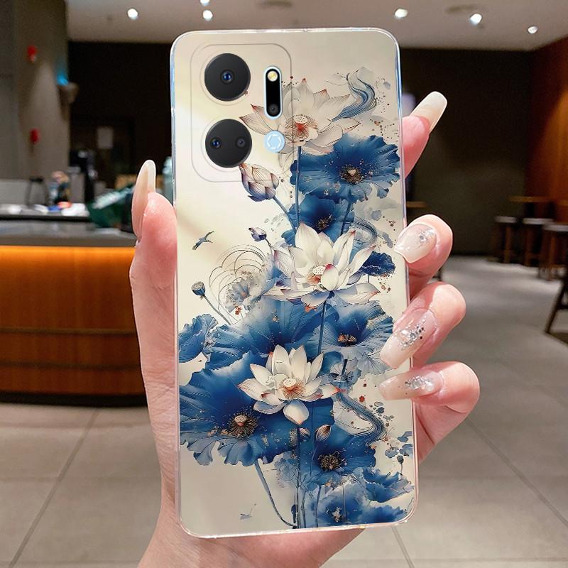 Чехол для Honor X7A RKY-LX2 Силиконовый Эстетичный Роскошный Милый Крутой Для Мальчиков Девочек Прозрачный Чехол Honor X7A RKY-LX1 RKY-LX3 Чехол для Телефона
