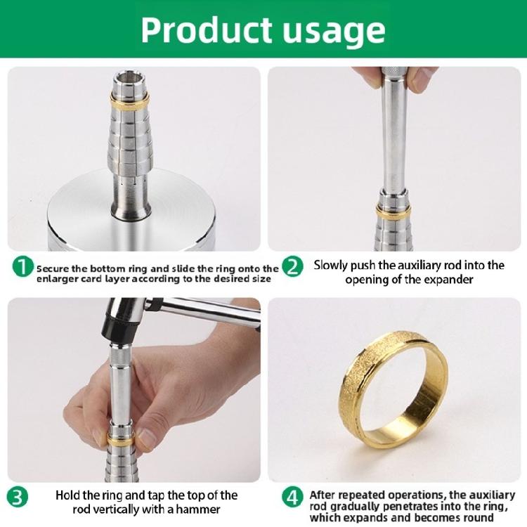 Professional Rings Expander Device for Resizing Craft from Metal Sturdy Construction Portable Use