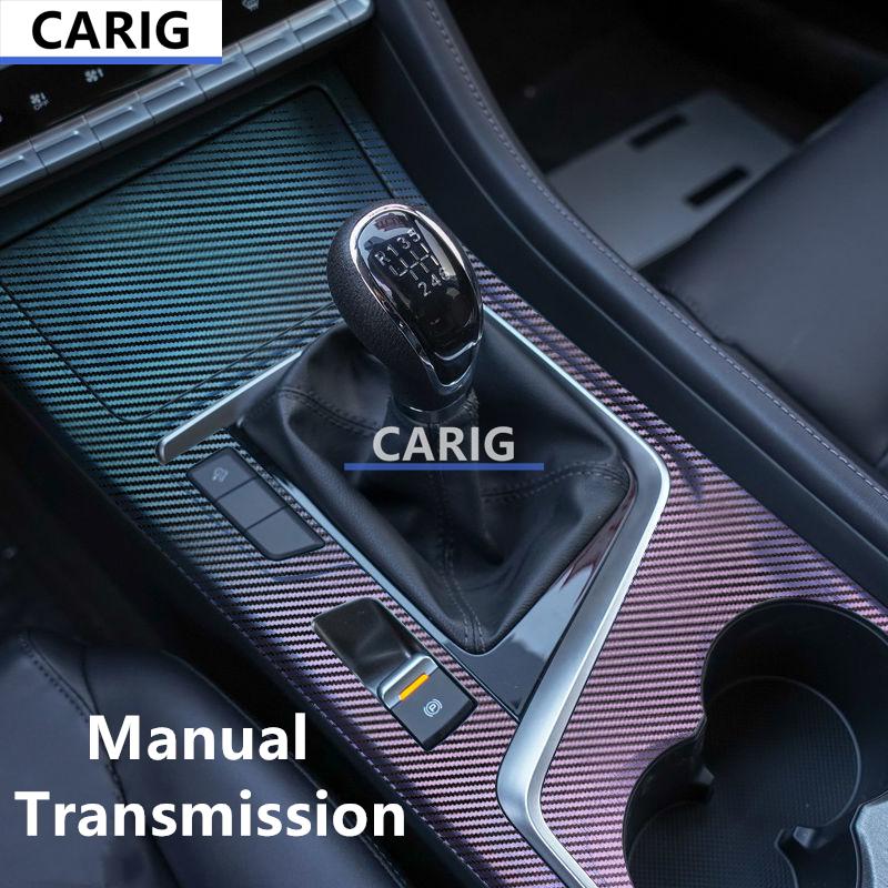 For CHANGAN CS55 PLUS 20-21 Gear Panel Sticker Modified Carbon Fiber Interior Car Protective Film Accessories Modification