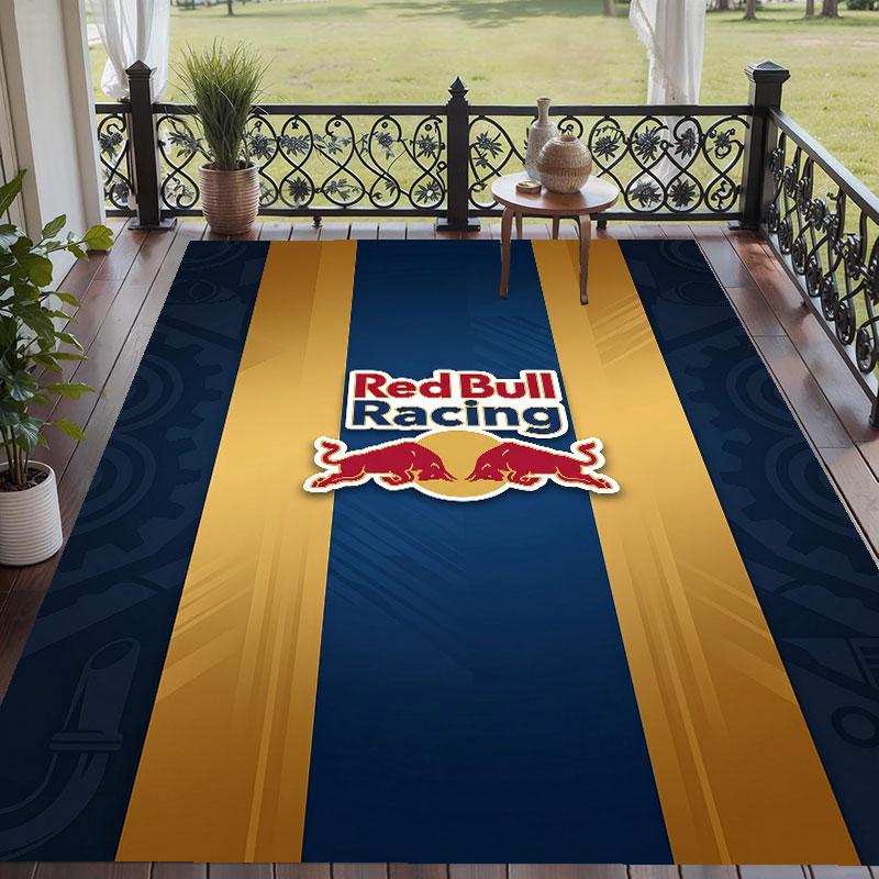 Мягкий напольный ковер с узором Red Bull Racing, ковер для гостиной, декоративный коврик для украшения дома