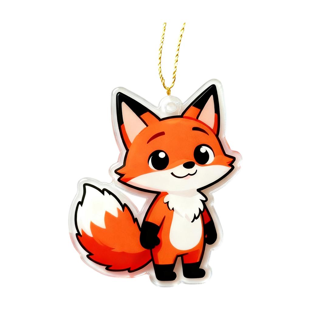 2D Acrylic Animal Ornaments – Hanging For Bags, Keys, And Holiday Decor
