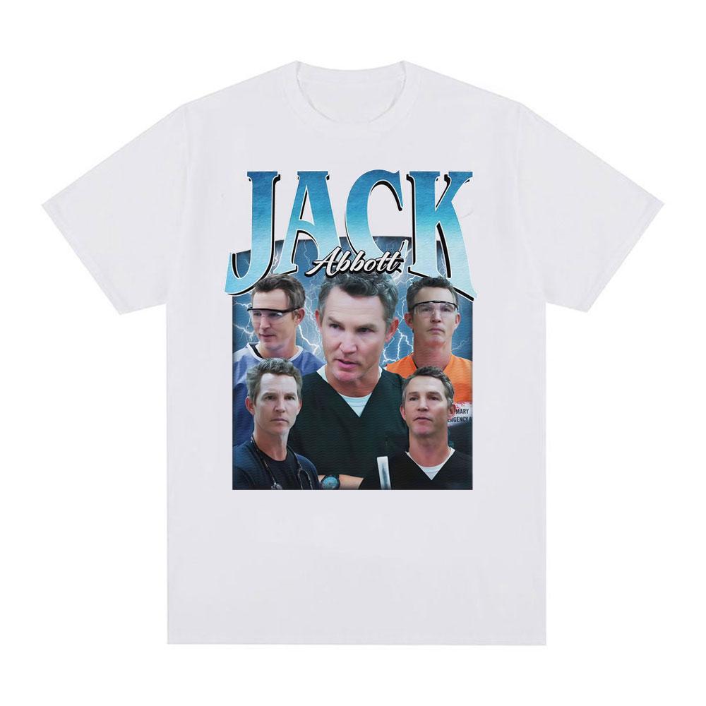 Футболка с принтом Jack Abbott, футболка в ретро-стиле Jack Abbott, подходит для унисекс и женской уличной одежды