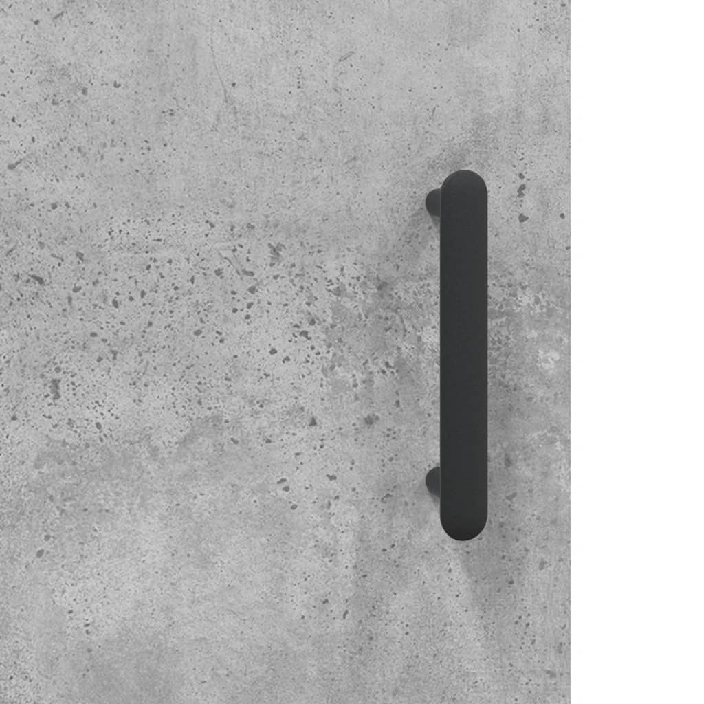 Highboard Concrete Grey 69.5 x 34 x 180 cm Particleboard