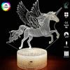 Игрушки Динозавры Детские 3D Иллюзия Настольная Лампа Пульт Дистанционного Управления Ночник Динозавр Для Детей 2 3 4 5 6 7 8-12 Лет Мальчики Подарки