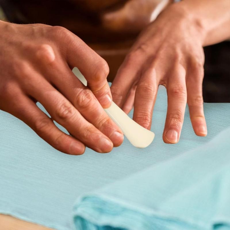 2 шт. Инструмент для сгибания ткани для шитья Ткань ABS Костяная папка Эргономичная рукоятка Инструмент для складывания бумаги для квилтинга и рукоделия