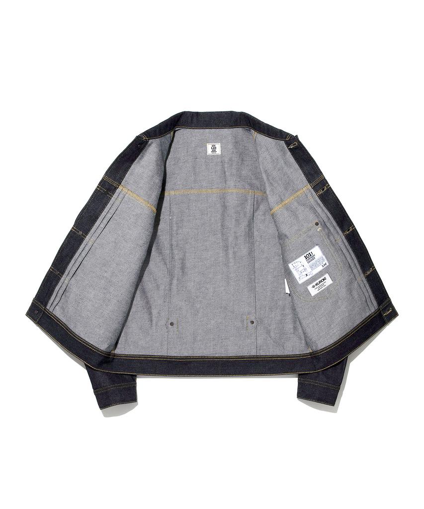Lee [101St] Ковбойская куртка из денима Kuroki Индиго Необработанная